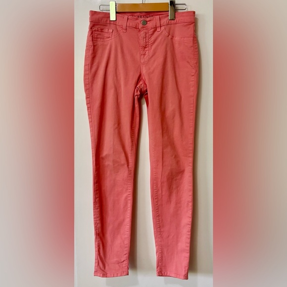 J Brand| Vibrant Coral High Rise Skinny Jeans Sz 28 - Picture 4 of 5